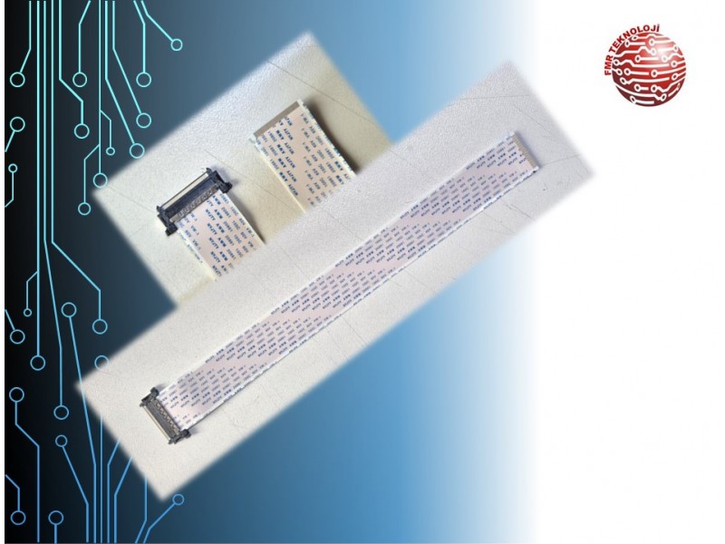 LVDS 51PIN 30CM DÜZ DÜZ TEK SOKETLİ