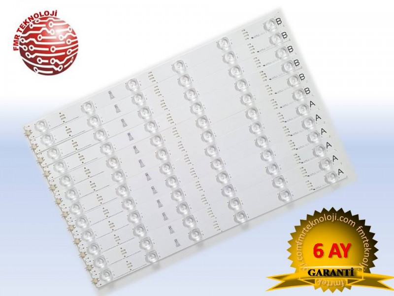 ARCELIK 49 ATHENA ZCV606 ZBD606 SET LED BAR TAKIMI