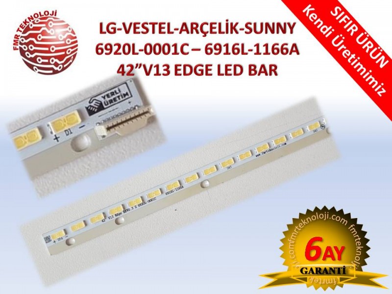 LG-VESTEL-ARÇELİK-SUNNY 6920L-0001C–6916L-1166A 42V13 EDGE LED BAR LG-VESTEL-ARÇELİK-SUNNY 6920L-0001C–6916L-1166A 42V13 EDGE LED BAR