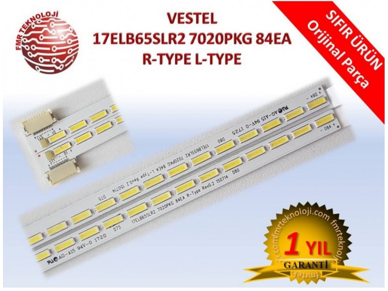 ORJINAL Vestel 17ELB65SLR2 7020PKG 84EA R-TYPE L-TYPE Led Bar