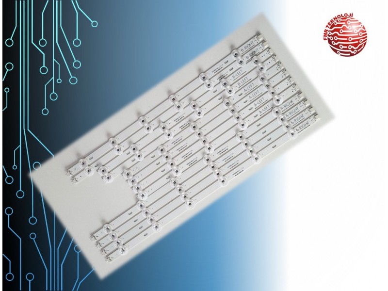VESTEL 49FA9000 Orjinal Lensli Led Bar Takımı VESTEL 49FA9000 Orjinal Lensli Led Bar Takımı